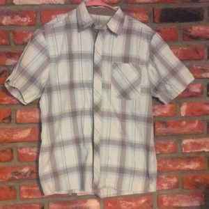 Under Armour Plaid Short Sleeve Snap Shirt